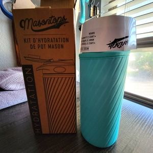 Masontops Mason jar water bottle brand new
